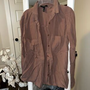 Forever 21 Chocolate Brown Shirt